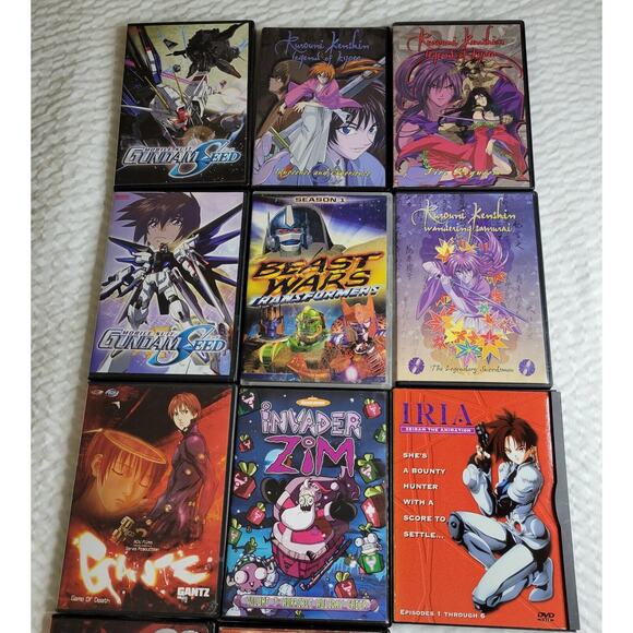 Anime DVDs Animated Stories Lot Gundam Inuyasha Iria Transformers Beast Wars TV - Picture 3 of 16